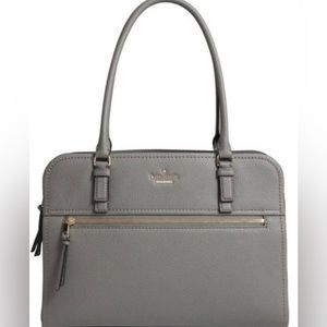 Kate Spade Jackson Street Kiernan Laptop Shoulder Bag in Grey